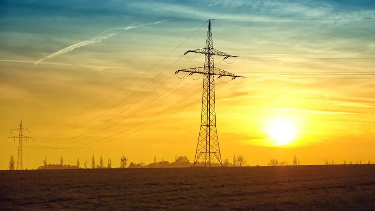 energía eléctrica ilustrativa torres de luz